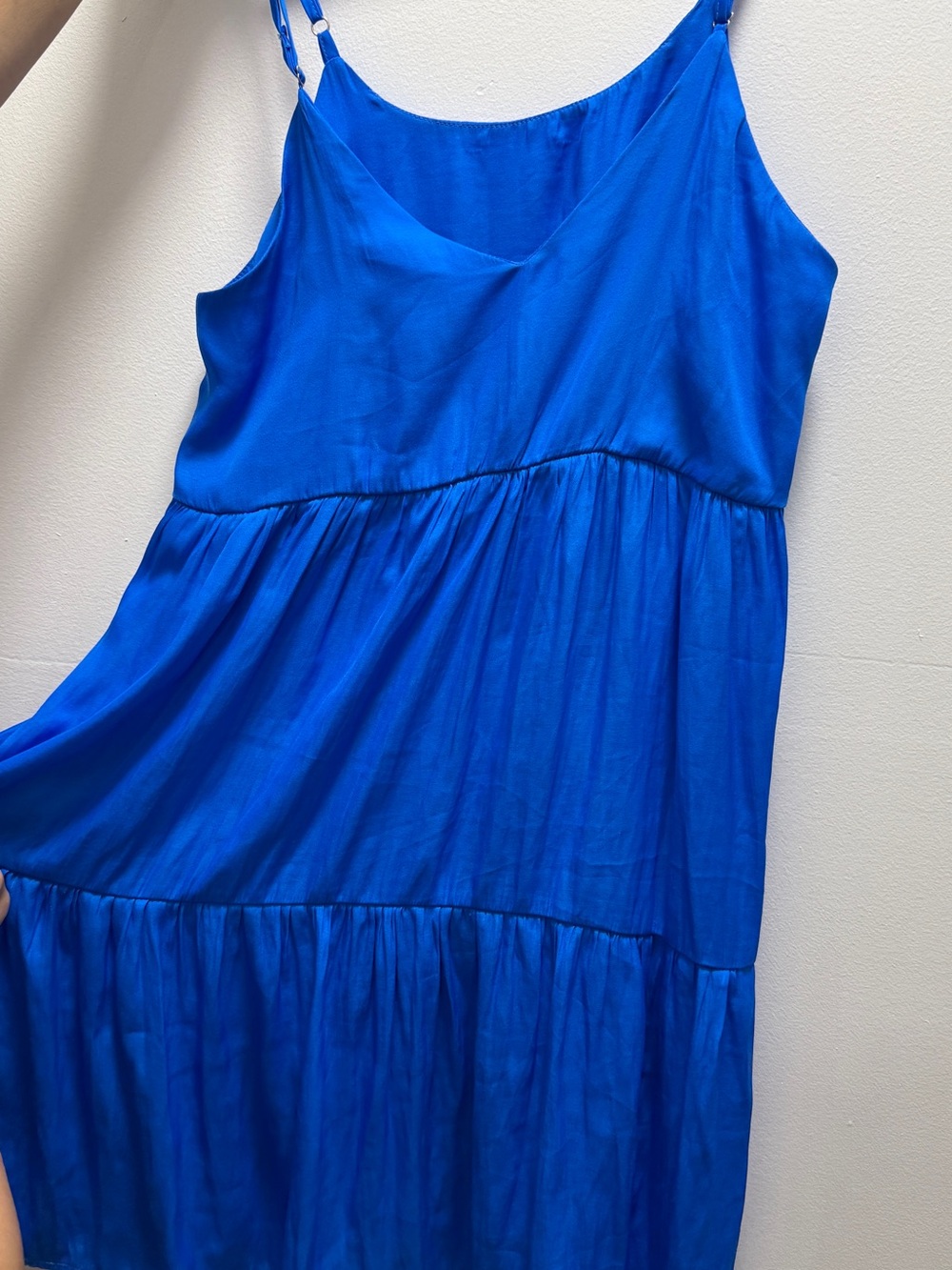 Joie Royal Blue Tiered Mini Dress - Size Small - NWT - Picture 2 of 4